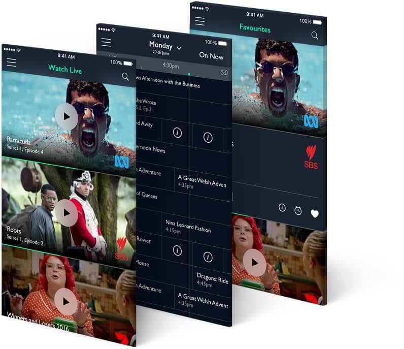 Best app interface for live TV